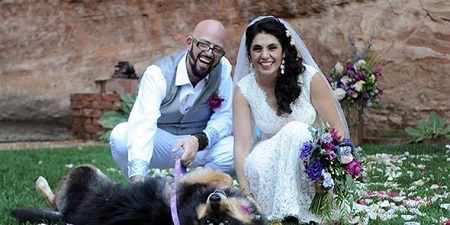 Jackson Galaxyand spouse, Minoo's photoshoot during his marriage.